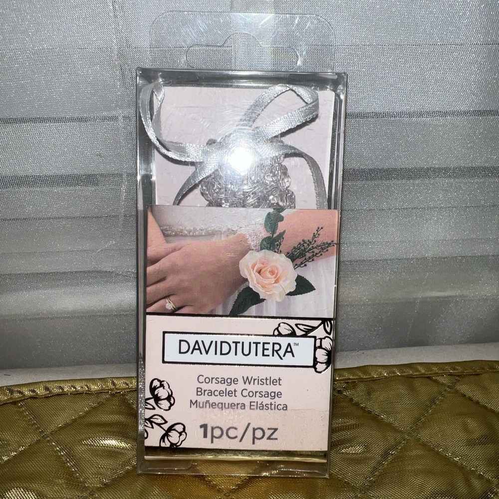 NEW Davidtutera Corsage Wristlet Stretchy 30025360 Wedding Prom